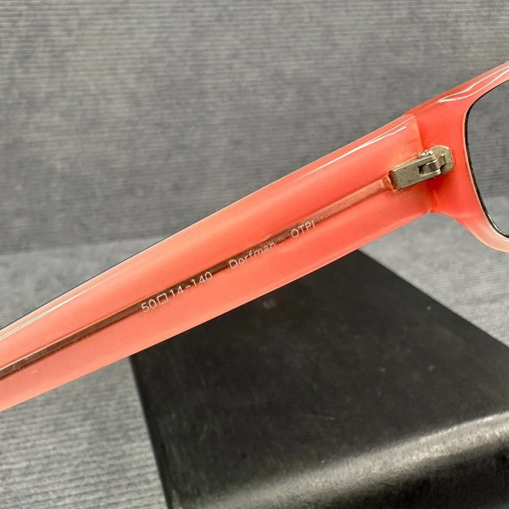 Oliver Peoples‎ Dorfman OTPI Eyeglasses Brown Pink Rectangular Japan 50-14-140